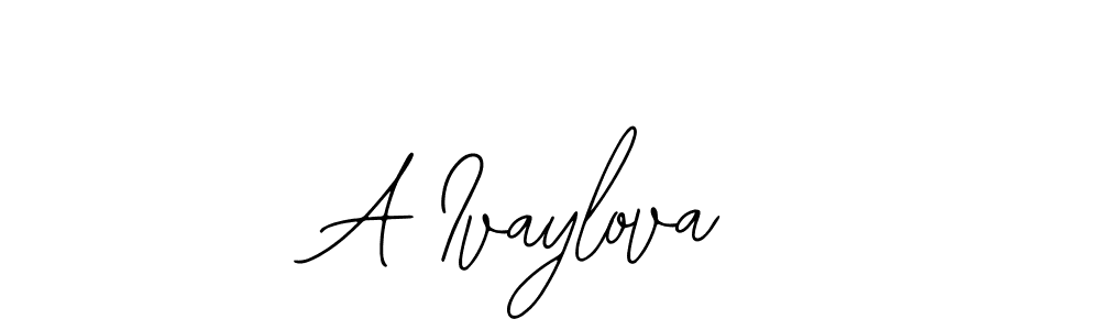 A Ivaylova stylish signature style. Best Handwritten Sign (Bearetta-2O07w) for my name. Handwritten Signature Collection Ideas for my name A Ivaylova. A Ivaylova signature style 12 images and pictures png