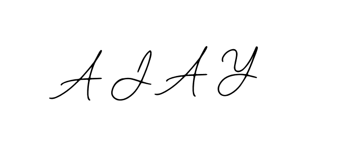 Create a beautiful signature design for name A J A Y. With this signature (Bearetta-2O07w) fonts, you can make a handwritten signature for free. A J A Y signature style 12 images and pictures png