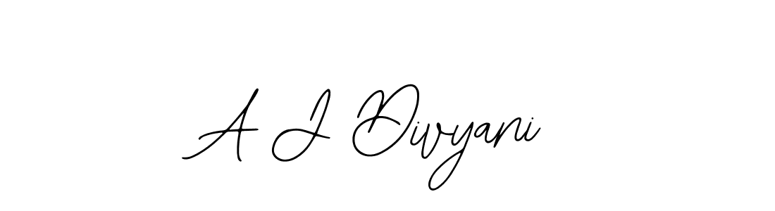Make a beautiful signature design for name A J Divyani. With this signature (Bearetta-2O07w) style, you can create a handwritten signature for free. A J Divyani signature style 12 images and pictures png