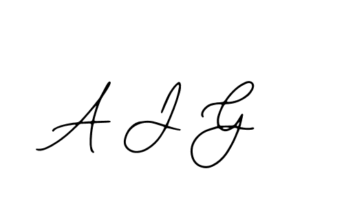 Create a beautiful signature design for name A J G. With this signature (Bearetta-2O07w) fonts, you can make a handwritten signature for free. A J G signature style 12 images and pictures png