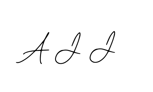 Make a beautiful signature design for name A J J. With this signature (Bearetta-2O07w) style, you can create a handwritten signature for free. A J J signature style 12 images and pictures png