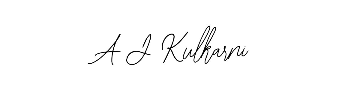 Bearetta-2O07w is a professional signature style that is perfect for those who want to add a touch of class to their signature. It is also a great choice for those who want to make their signature more unique. Get A J Kulkarni name to fancy signature for free. A J Kulkarni signature style 12 images and pictures png