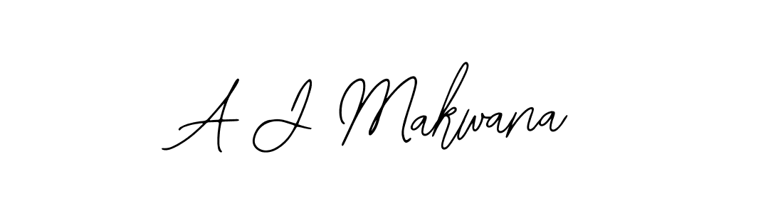 if you are searching for the best signature style for your name A J Makwana. so please give up your signature search. here we have designed multiple signature styles  using Bearetta-2O07w. A J Makwana signature style 12 images and pictures png