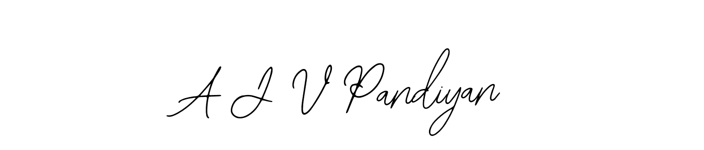 How to Draw A J V Pandiyan signature style? Bearetta-2O07w is a latest design signature styles for name A J V Pandiyan. A J V Pandiyan signature style 12 images and pictures png