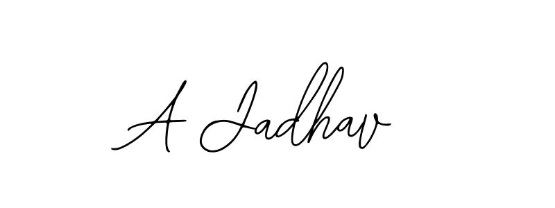 Also we have A Jadhav name is the best signature style. Create professional handwritten signature collection using Bearetta-2O07w autograph style. A Jadhav signature style 12 images and pictures png