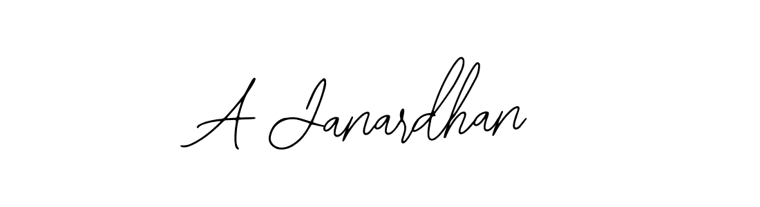 A Janardhan stylish signature style. Best Handwritten Sign (Bearetta-2O07w) for my name. Handwritten Signature Collection Ideas for my name A Janardhan. A Janardhan signature style 12 images and pictures png