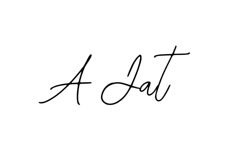 Best and Professional Signature Style for A Jat. Bearetta-2O07w Best Signature Style Collection. A Jat signature style 12 images and pictures png