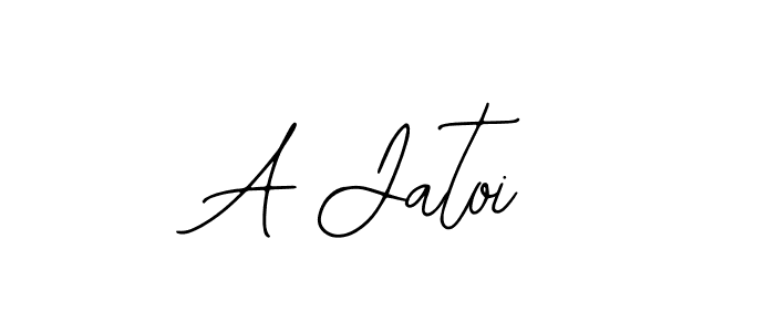 A Jatoi stylish signature style. Best Handwritten Sign (Bearetta-2O07w) for my name. Handwritten Signature Collection Ideas for my name A Jatoi. A Jatoi signature style 12 images and pictures png