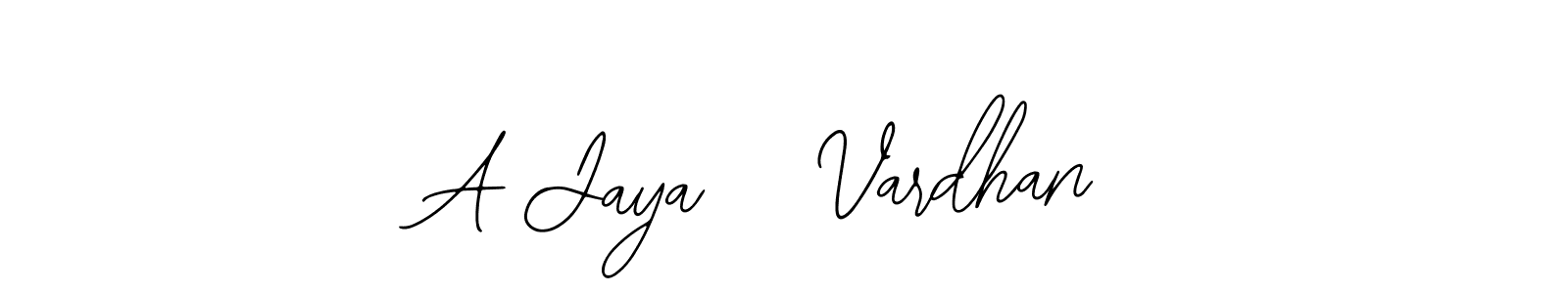 Make a beautiful signature design for name A Jaya   Vardhan. With this signature (Bearetta-2O07w) style, you can create a handwritten signature for free. A Jaya   Vardhan signature style 12 images and pictures png