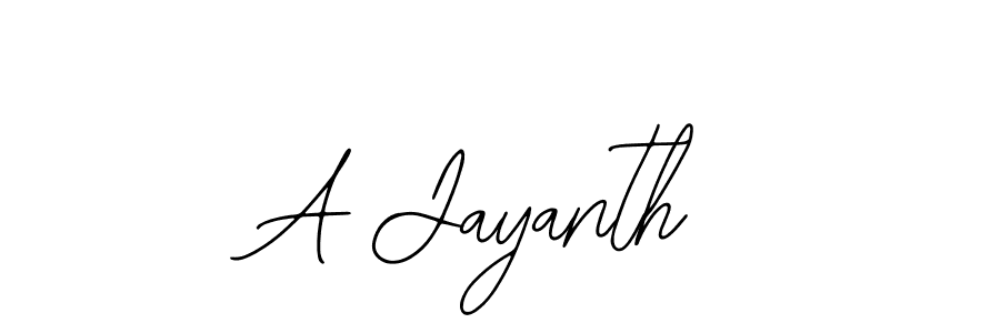 Use a signature maker to create a handwritten signature online. With this signature software, you can design (Bearetta-2O07w) your own signature for name A Jayanth. A Jayanth signature style 12 images and pictures png