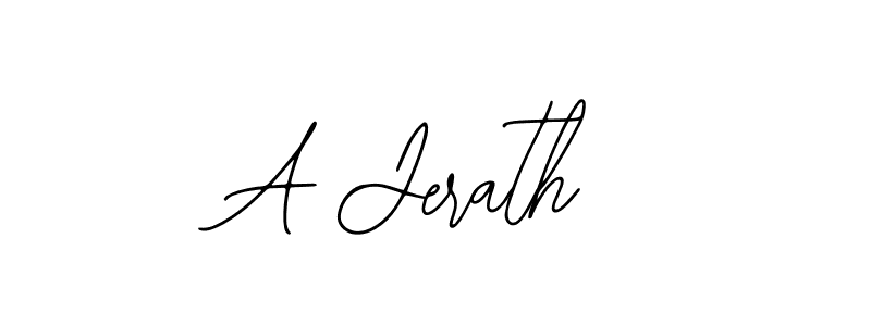 Make a beautiful signature design for name A Jerath. With this signature (Bearetta-2O07w) style, you can create a handwritten signature for free. A Jerath signature style 12 images and pictures png