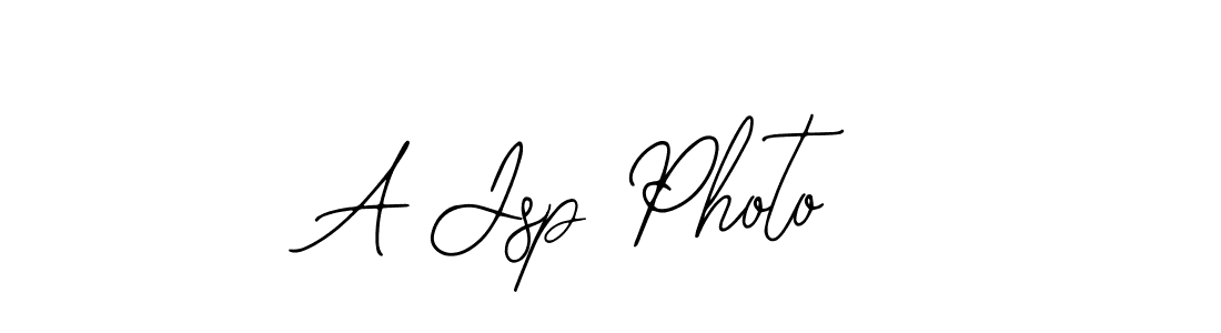Use a signature maker to create a handwritten signature online. With this signature software, you can design (Bearetta-2O07w) your own signature for name A Jsp Photo. A Jsp Photo signature style 12 images and pictures png