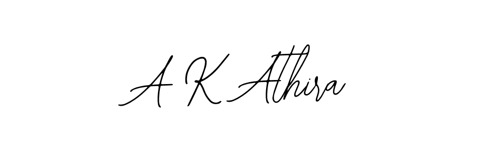 Also we have A K Athira name is the best signature style. Create professional handwritten signature collection using Bearetta-2O07w autograph style. A K Athira signature style 12 images and pictures png