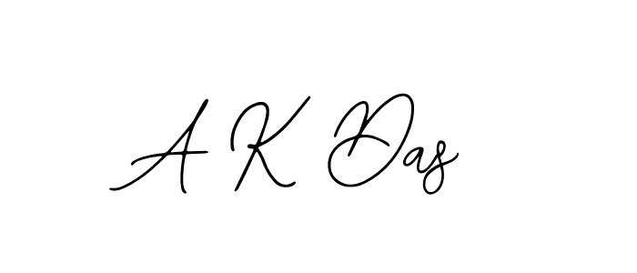 Make a beautiful signature design for name A K Das. With this signature (Bearetta-2O07w) style, you can create a handwritten signature for free. A K Das signature style 12 images and pictures png