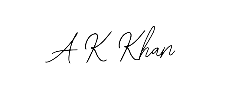Bearetta-2O07w is a professional signature style that is perfect for those who want to add a touch of class to their signature. It is also a great choice for those who want to make their signature more unique. Get A K Khan name to fancy signature for free. A K Khan signature style 12 images and pictures png