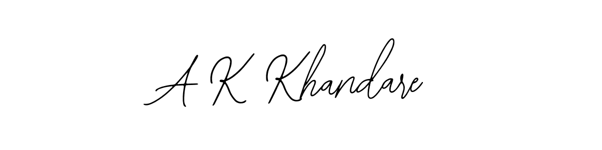 How to Draw A K Khandare signature style? Bearetta-2O07w is a latest design signature styles for name A K Khandare. A K Khandare signature style 12 images and pictures png
