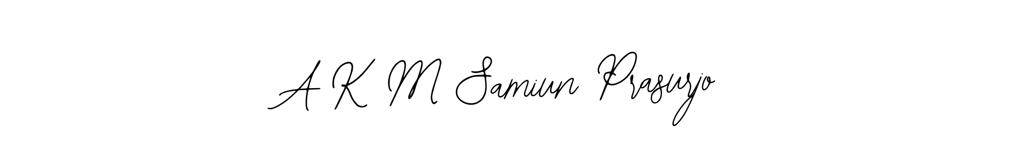 How to Draw A K M Samiun Prasurjo signature style? Bearetta-2O07w is a latest design signature styles for name A K M Samiun Prasurjo. A K M Samiun Prasurjo signature style 12 images and pictures png