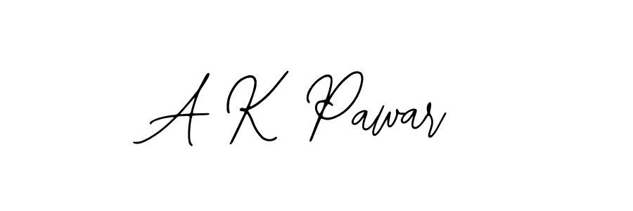 You should practise on your own different ways (Bearetta-2O07w) to write your name (A K Pawar) in signature. don't let someone else do it for you. A K Pawar signature style 12 images and pictures png