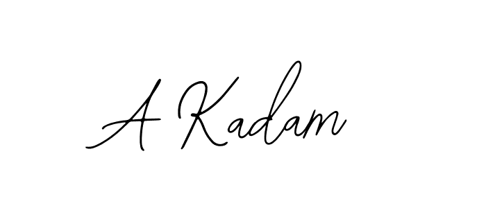 Also You can easily find your signature by using the search form. We will create A Kadam name handwritten signature images for you free of cost using Bearetta-2O07w sign style. A Kadam signature style 12 images and pictures png