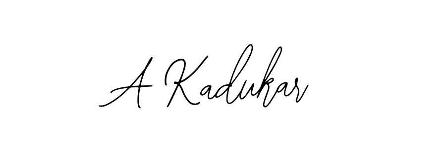 Similarly Bearetta-2O07w is the best handwritten signature design. Signature creator online .You can use it as an online autograph creator for name A Kadukar. A Kadukar signature style 12 images and pictures png