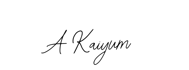 Best and Professional Signature Style for A Kaiyum. Bearetta-2O07w Best Signature Style Collection. A Kaiyum signature style 12 images and pictures png
