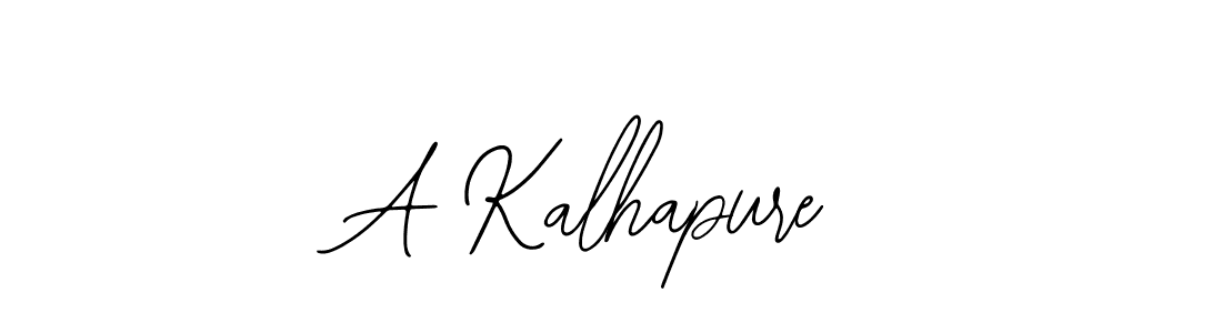 It looks lik you need a new signature style for name A Kalhapure. Design unique handwritten (Bearetta-2O07w) signature with our free signature maker in just a few clicks. A Kalhapure signature style 12 images and pictures png