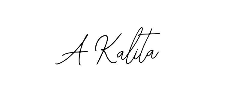 How to Draw A Kalita signature style? Bearetta-2O07w is a latest design signature styles for name A Kalita. A Kalita signature style 12 images and pictures png