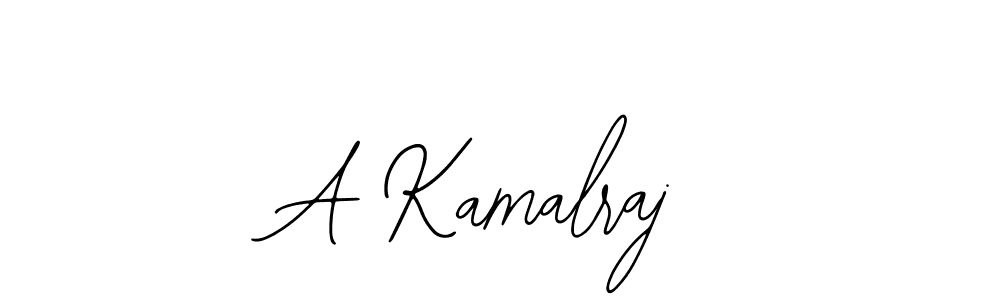 The best way (Bearetta-2O07w) to make a short signature is to pick only two or three words in your name. The name A Kamalraj include a total of six letters. For converting this name. A Kamalraj signature style 12 images and pictures png