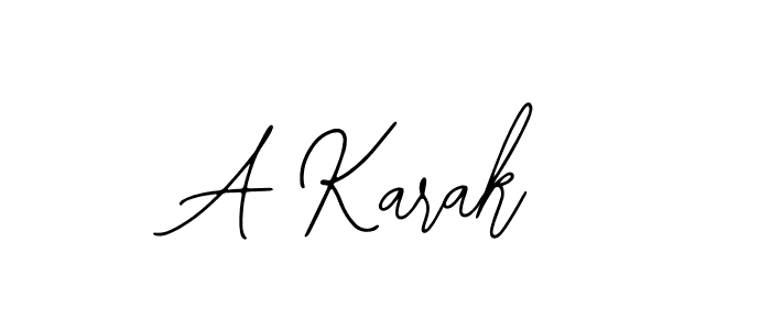 The best way (Bearetta-2O07w) to make a short signature is to pick only two or three words in your name. The name A Karak include a total of six letters. For converting this name. A Karak signature style 12 images and pictures png