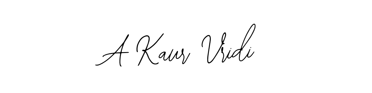 The best way (Bearetta-2O07w) to make a short signature is to pick only two or three words in your name. The name A Kaur Vridi include a total of six letters. For converting this name. A Kaur Vridi signature style 12 images and pictures png