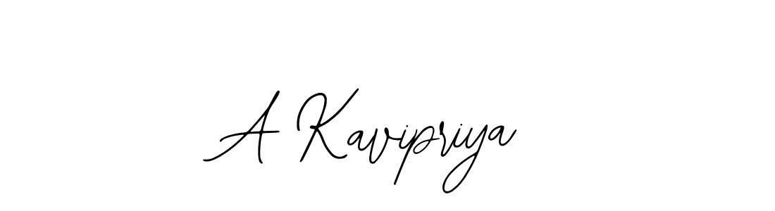 How to make A Kavipriya name signature. Use Bearetta-2O07w style for creating short signs online. This is the latest handwritten sign. A Kavipriya signature style 12 images and pictures png