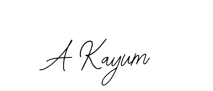 Also we have A Kayum name is the best signature style. Create professional handwritten signature collection using Bearetta-2O07w autograph style. A Kayum signature style 12 images and pictures png