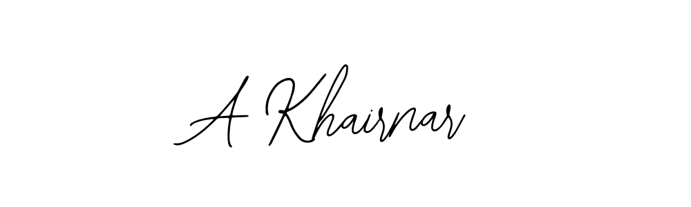 Make a beautiful signature design for name A Khairnar. Use this online signature maker to create a handwritten signature for free. A Khairnar signature style 12 images and pictures png