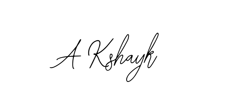 How to Draw A Kshayk signature style? Bearetta-2O07w is a latest design signature styles for name A Kshayk. A Kshayk signature style 12 images and pictures png