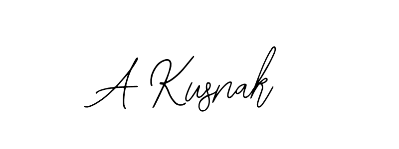 if you are searching for the best signature style for your name A Kusnak. so please give up your signature search. here we have designed multiple signature styles  using Bearetta-2O07w. A Kusnak signature style 12 images and pictures png