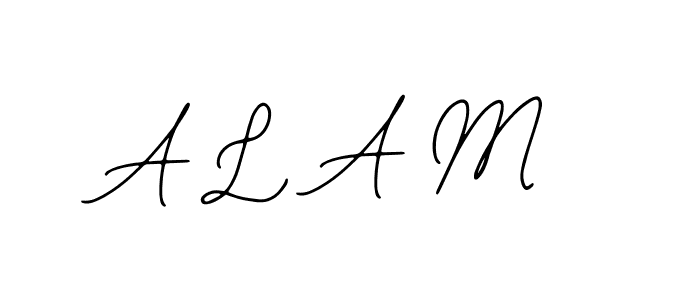 Use a signature maker to create a handwritten signature online. With this signature software, you can design (Bearetta-2O07w) your own signature for name A L A M. A L A M signature style 12 images and pictures png