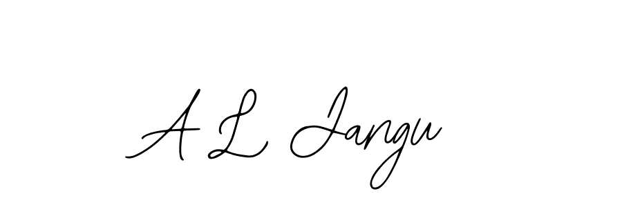 Also we have A L Jangu name is the best signature style. Create professional handwritten signature collection using Bearetta-2O07w autograph style. A L Jangu signature style 12 images and pictures png