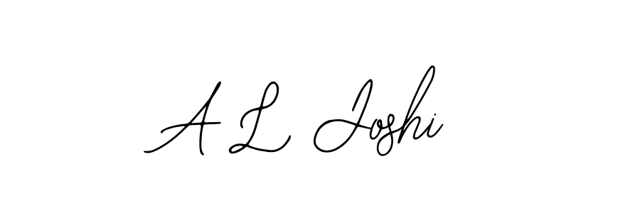 Create a beautiful signature design for name A L Joshi. With this signature (Bearetta-2O07w) fonts, you can make a handwritten signature for free. A L Joshi signature style 12 images and pictures png