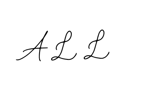 Also we have A L L name is the best signature style. Create professional handwritten signature collection using Bearetta-2O07w autograph style. A L L signature style 12 images and pictures png