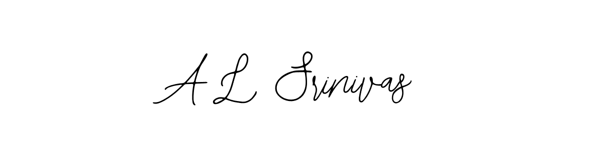 Make a beautiful signature design for name A L Srinivas. Use this online signature maker to create a handwritten signature for free. A L Srinivas signature style 12 images and pictures png