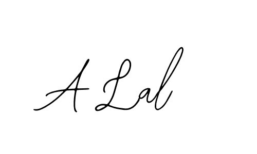 How to make A Lal name signature. Use Bearetta-2O07w style for creating short signs online. This is the latest handwritten sign. A Lal signature style 12 images and pictures png