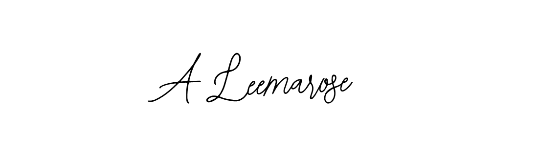 How to Draw A Leemarose signature style? Bearetta-2O07w is a latest design signature styles for name A Leemarose. A Leemarose signature style 12 images and pictures png