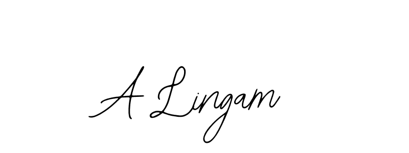 Also You can easily find your signature by using the search form. We will create A Lingam name handwritten signature images for you free of cost using Bearetta-2O07w sign style. A Lingam signature style 12 images and pictures png