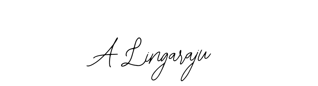 You should practise on your own different ways (Bearetta-2O07w) to write your name (A Lingaraju) in signature. don't let someone else do it for you. A Lingaraju signature style 12 images and pictures png