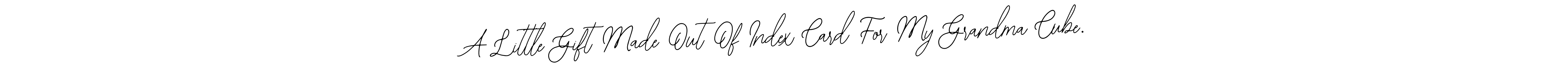 Use a signature maker to create a handwritten signature online. With this signature software, you can design (Bearetta-2O07w) your own signature for name A Little Gift Made Out Of Index Card For My Grandma Cube.. A Little Gift Made Out Of Index Card For My Grandma Cube. signature style 12 images and pictures png