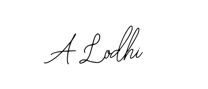 Bearetta-2O07w is a professional signature style that is perfect for those who want to add a touch of class to their signature. It is also a great choice for those who want to make their signature more unique. Get A Lodhi name to fancy signature for free. A Lodhi signature style 12 images and pictures png