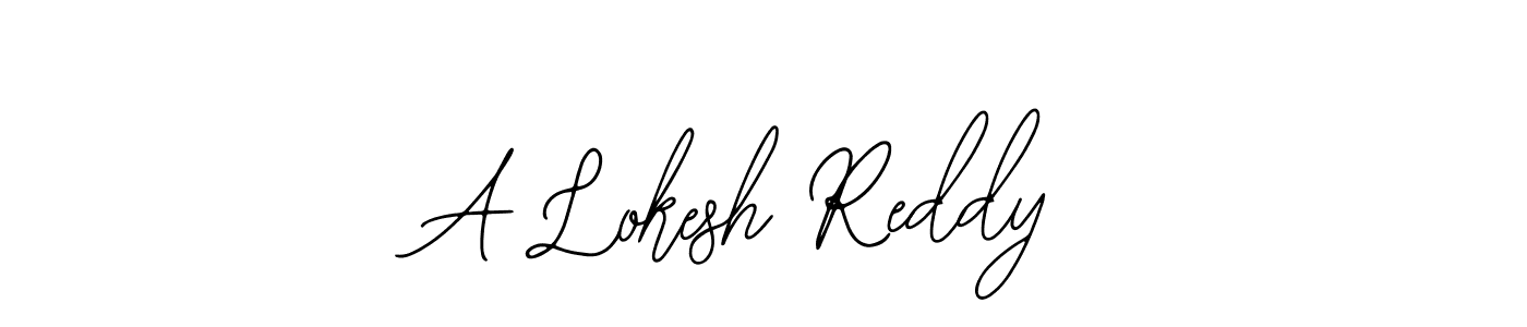 Make a beautiful signature design for name A Lokesh Reddy. With this signature (Bearetta-2O07w) style, you can create a handwritten signature for free. A Lokesh Reddy signature style 12 images and pictures png