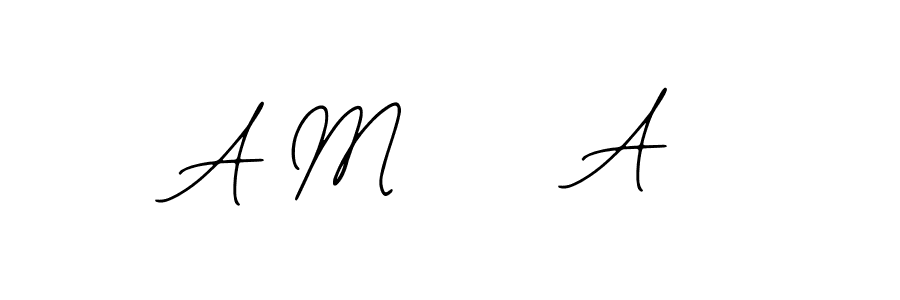 The best way (Bearetta-2O07w) to make a short signature is to pick only two or three words in your name. The name A M     A include a total of six letters. For converting this name. A M     A signature style 12 images and pictures png