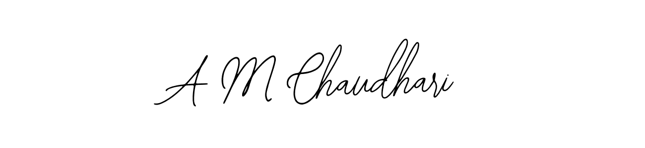 Make a beautiful signature design for name A M Chaudhari. Use this online signature maker to create a handwritten signature for free. A M Chaudhari signature style 12 images and pictures png