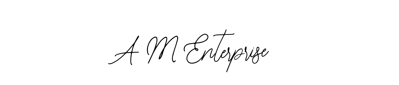 if you are searching for the best signature style for your name A M Enterprise. so please give up your signature search. here we have designed multiple signature styles  using Bearetta-2O07w. A M Enterprise signature style 12 images and pictures png